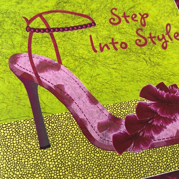 Step Into Style Papyrus Fashion High Heel Shoe Decorative Empty Storage Box - Picture 2 of 5